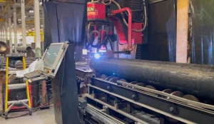 LINCOLN ELECTRIC AUTOMATION Vernon Tool MPM5 Industrial CNC Plasma Pipe Cutting & Profiling Machine with 40 Inch Machine Bed – Year 2022