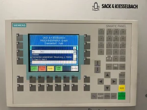 SACK & KIESSELBACH EP1250 Hydraulic Coining Press  1250 Ton with Siemens SIMATIC – Year 2006