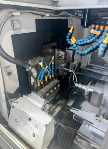 Tsugami B0385L CNC Swiss Turning Center with Edge Technologies FMB 3-38 Bar Feeder – Year 2011