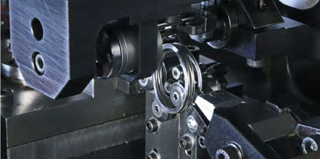 What is Ring Coiling Machine for the Manufacture of Ringsand Wave Springs from Profiled Wire?