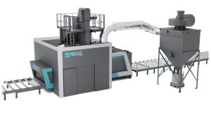 KALTENBACH GIETART GW2506 Roller-Conveyor Shot-Blast Line for Cleaning Plates Profiles & Tubes