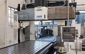 Okuma MCV-A II CNC Double Column Bridge Type Machining Center 3 Meters