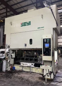 SEYI SM2-400 Straight Side Double Crank Press 440 Ton – Year 2014