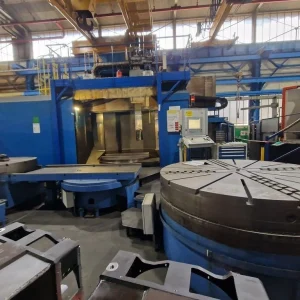 Schiess CNC Vertical Lathe Turning Center With C Axis - Year 1992