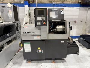 Tsugami BM16C-V CNC Automatic Swiss Lathe with IEMCA Genius 120/37 Bar Feeder – Year 2008