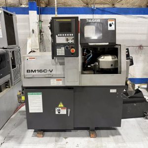 Tsugami BM16C-V CNC Automatic Swiss Lathe with IEMCA Genius 120/37 Bar Feeder - Year 2008