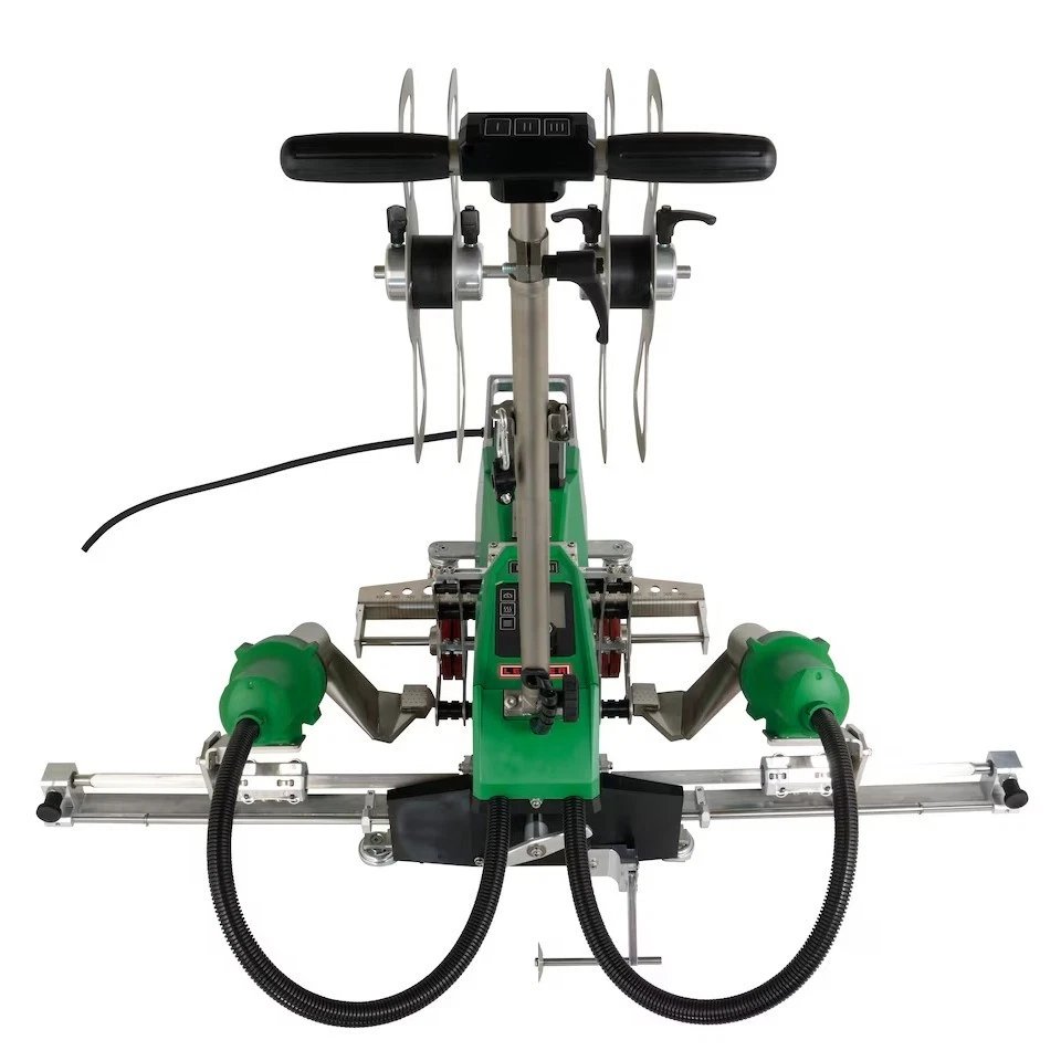 What is Electric Plastic Welder that has Double Anti-Vandalism Banded Nozzle System?