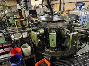 Hydromat HB45-12 Rotary Transfer Machine with Hydromat Bar Feeder