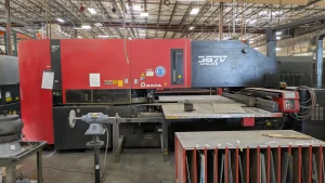 Amada Apelio III AP3367V CNC 2kW Laser 30 Ton Turret Punch Press – Year 1999