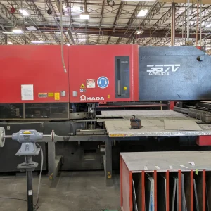 Amada Apelio III AP3367V CNC 2kW Laser 30 Ton Turret Punch Press - Year 1999