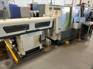 Okuma LB 3000 EX CNC Lathe with Bar Loader – Year 2012