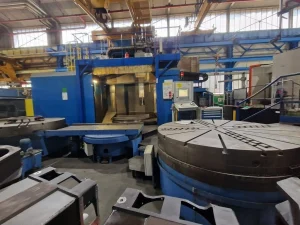 SCHIESS 25DSC 200 P CNC Vertical Lathe Turning Center with C Axis – Year 1992