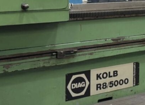 DIAG KOLB R8/5000 CNC Cylindrical Grinding 5 Meters Rebuilt SIEMENS SINUMERIK 828D