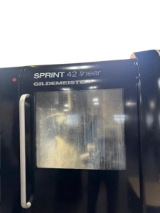 Gildemeister Sprint 42 Linear CNC Turning Center with Bucci Prodigy 552HD Bar feed – Year 2010