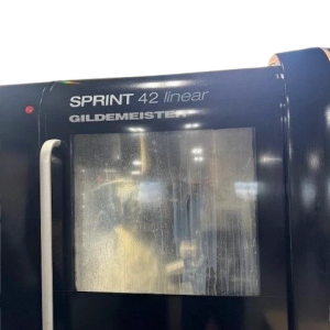 Gildemeister Sprint 42 Linear CNC Turning Center with Bucci Prodigy 552HD Bar feed - Year 2010
