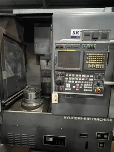 HYUNDAI KIA SKT-V5RM F21I-TB CNC Vertical Lathe C Axis – Year 2009