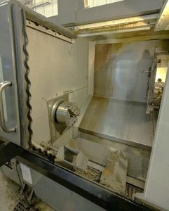 Haas ST-30M Chucker CNC 10 inch C Axis Lathe with HAAS Servo Bar 300 Bar feed – Year 2011