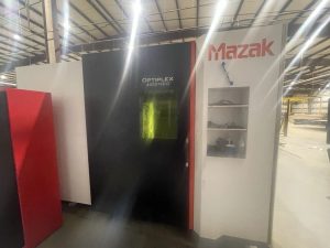 MAZAK OPTIPLEX 4220 NEO 7kW Laser with Lucas 4220 EZ Compact 8-Shelf Stocker & Scheduler Automation System – Year 2024