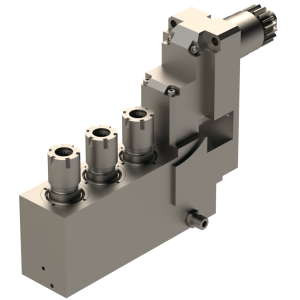 PCM GSE1610-IK 3-Station R16 Working Live Tool For Citizen Cincom M32 / D25 / L32