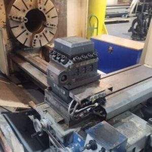 WEILER E-90 CNC Flat Bed Lathe 2 Meters Bar Capacity 14 inch - Year 2008