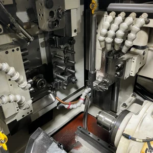 Nomura NN-25YB CNC Swiss Sliding Head Lathe with Bar Feeder