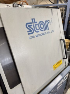 STAR Micronics SV-20 CNC Swiss Sliding Head Lathe with FMB Turbo 3-26 /3200/B bar feeder – Year 2001
