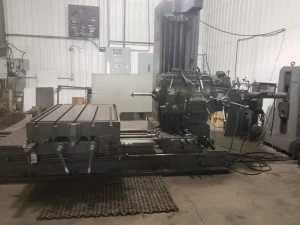 Cincinnati Gilbert Horizontal Boring Manual Mill Machine 2 Meters with Newall DP7000 Digital Readout – Year 1941