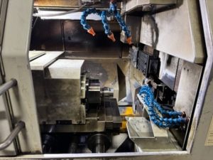 Citizen L20 CNC Swiss Sliding Head Lathe with LNS Express 332  Bar Feeder – Year 1998