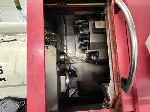 GILDEMEISTER MF SPRINT 65 CNC Turning Center with Simag 65.1 Magazine Bar Feeder – Year 2000