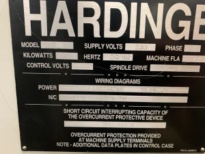 HARDINGE QUEST CHNC-42 SP with LNS ECO LOAD-LS2 Bar Feeder – Year 2011