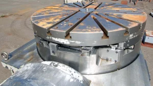 HIGH PERFORMANCE MACHINES INC – Tilting 48 inch Power Precision Rotary Table – Year 1990
