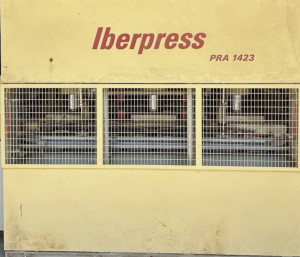 Iberpress PRA-1-1423 Veneer MEMBRANE PRESS for Raised Panels – Year 2001