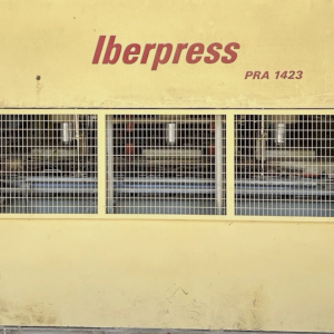 Iberpress PRA-1-1423 Veneer MEMBRANE PRESS for Raised Panels - Year 2001