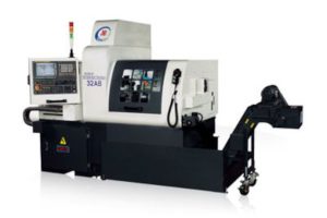 JINNFA JSL 32 AB CNC Swiss Lathe with FEDEK SN-542 Bar Feeder – Year 2007