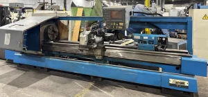 MAZAK M5 CNC Flat Bed Lathe Big Bore 18 inch Chuck 3 Meters – Year 1990