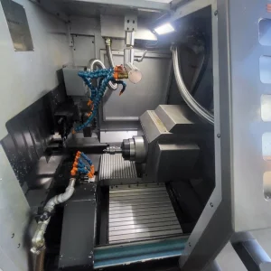 POLYGIM KOBRA 16SLY CNC Swiss Sliding Head Lathe with Bar Feeder - Year 2017