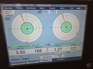 Schenck Horizontal Balancing Machine with CAB 920 Measuring Instrument – Year 2012