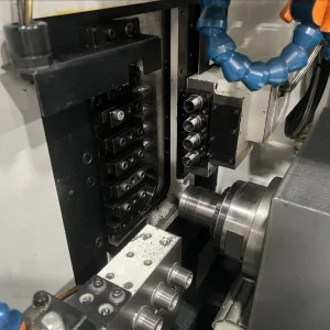 Swistek AS20T CNC Swiss Sliding Head Lathe with Iemca Ideal 325 Bar Feeder - Year 2013