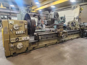 TACCHI FTA 51 Universal Heavy-Duty Engine Lathe 48 inch Chuck Distance 8.5 Meters