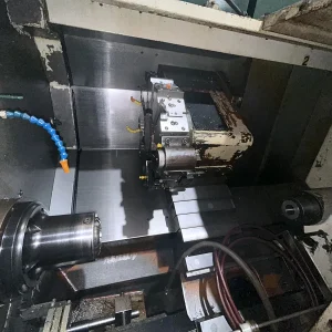 Takisawa EX-110 CNC Lathe with LNS Quick Load Servo S2 Bar Feed - Year 2003