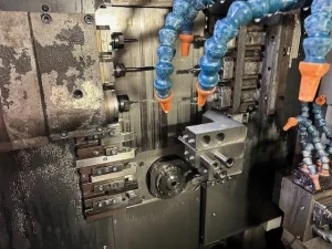 TSUGAMI SS26 CNC Swiss Lathe with Rhinobar Bar Feeder – Year 2011