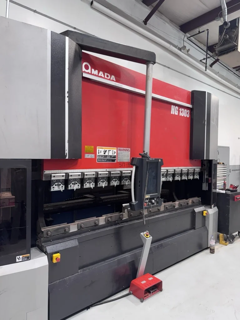 AMADA HG1303 Press Brake + AMADA FO M2 3015NT 4000w Laser – Total 2 Machines For Sale