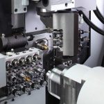 1 Set Available in Stock : TSUGAMI HS207-5AX CNC Swiss Lathe Maximum Bar Capacity Ø20 mm with Bloader STG Bar Feeder – Year 2020