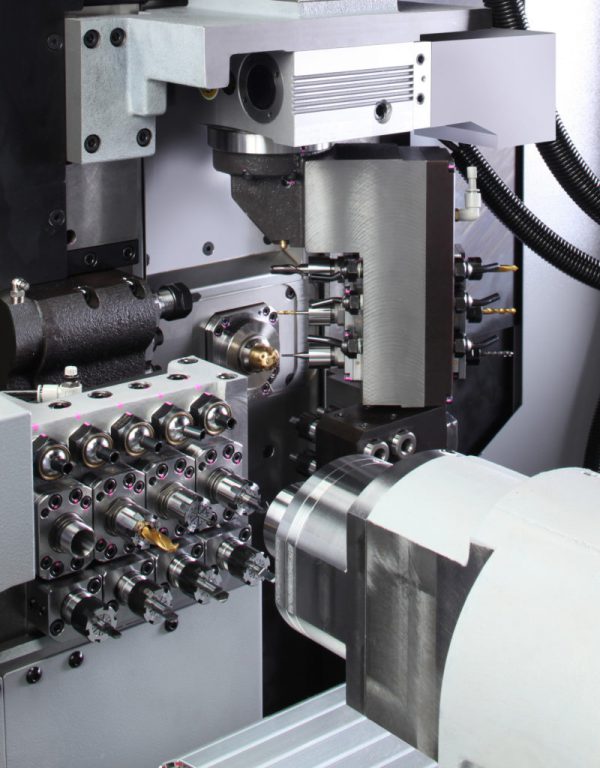 1 Set Available in Stock : TSUGAMI HS207-5AX CNC Swiss Lathe Maximum Bar Capacity Ø20 mm with Bloader STG Bar Feeder – Year 2020