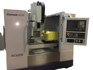 Current EDM RT3020S CNC 5-Axis EDM Hole Driller with Siemens 840DI Control – Year 2008