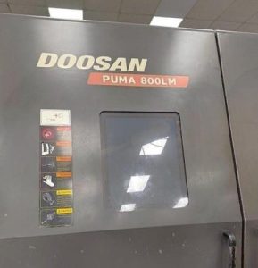 Doosan Puma 800LM CNC C-Axis 32 inch Heavy-Duty Lathe – Year 2015