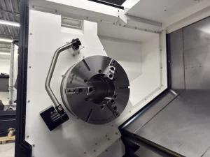 HYUNDAI WIA L500LMB CNC Lathe C-Axis Chuck 24 inch – Year 2024