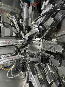 INDEX MS22-8 CNC Multi-Spindle Screw Lathe with IEMCA SIR Rack loader 12-ft Bar Feeder – Year 2019