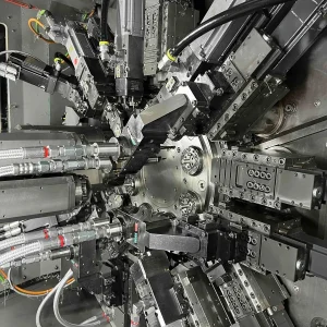INDEX MS22-8 CNC Multi-Spindle Screw Lathe with IEMCA SIR Rack loader 12-ft Bar Feeder - Year 2019