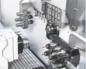 NEXTURN SA32PII CNC Swiss Lathe with Bar Feeder – Year 2019